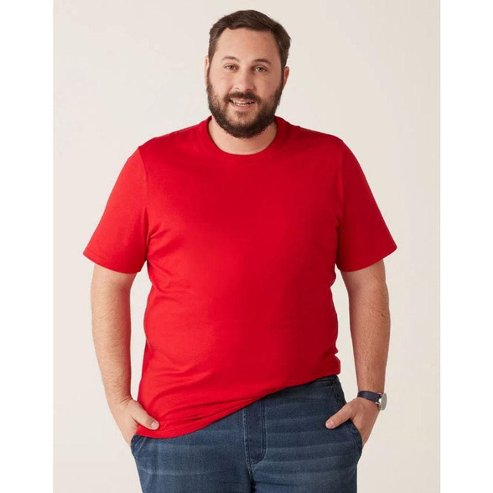 Camiseta Básica Masculina Malwee Plus Size Ref. 87847