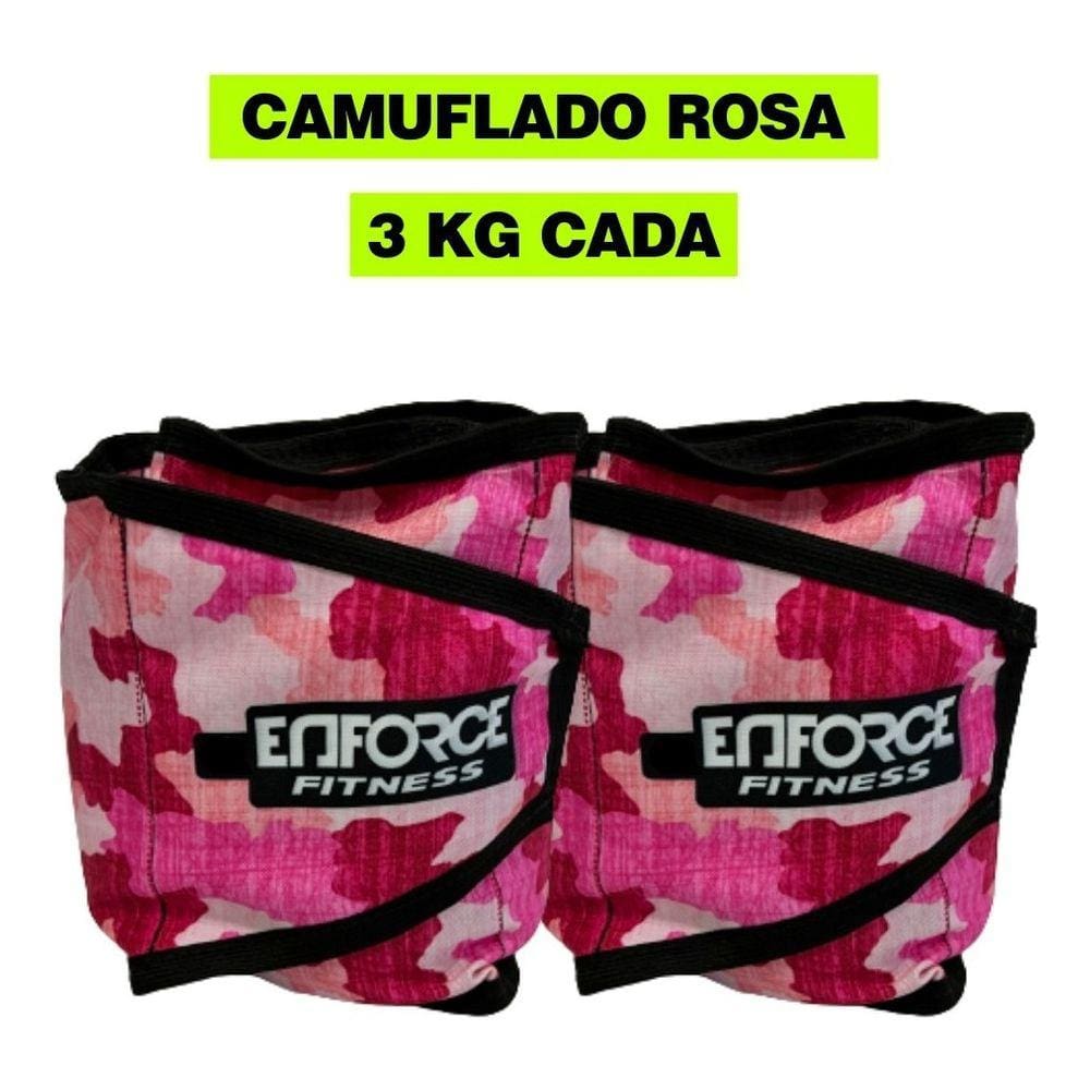 Caneleira Tornozeleira 3kg Rosa Treino Funcional