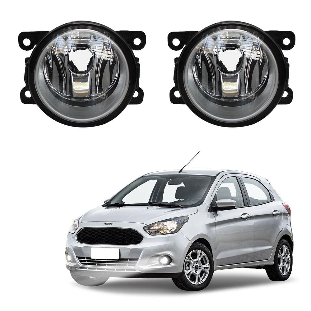 Par Farol de Milha Ford Ka Hatch Sedan 2015 2016 2017 2018 2019 2020 2021 Auxiliar Neblina