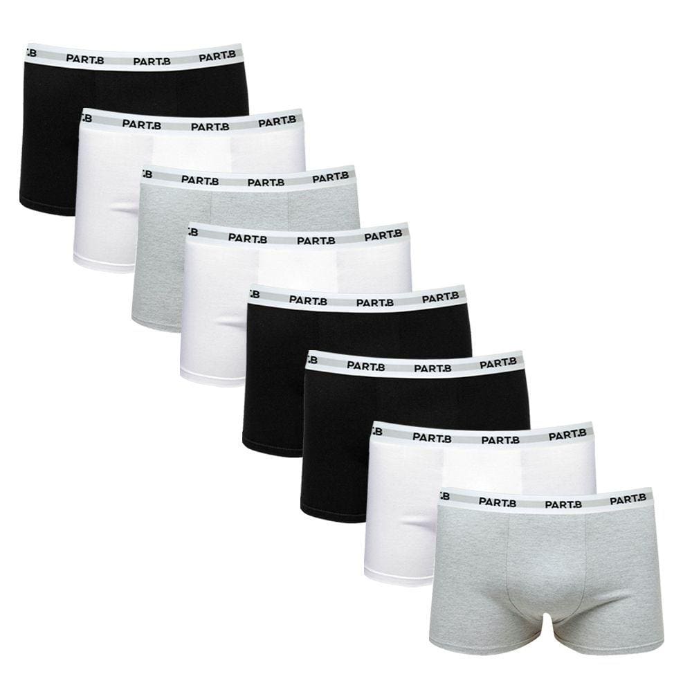 Kit Com 8 Cuecas Boxer Part.B Soft Colors