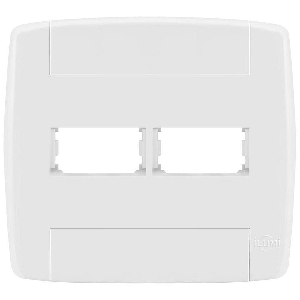 Placa 2 Módulos Com Suporte 4X4 - Ilumi Lev - 8906