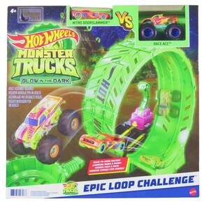 Hot Wheels Monster Trucks Pista Reboque Radical Mattel Gfr15