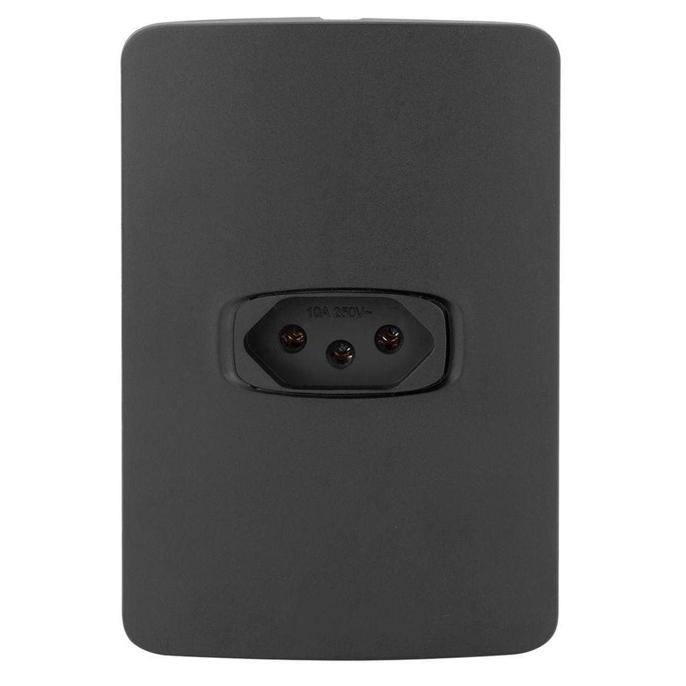 Conjunto 1 Tomada 20A - Alumbra Gracia Black Maxx - Gbmx004