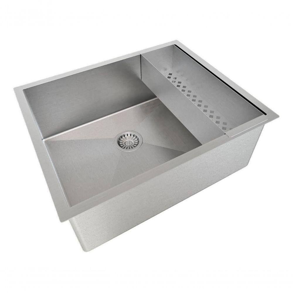 Pia Cuba Em Aço Inox Lava Louça C/ Escorredor 50X40