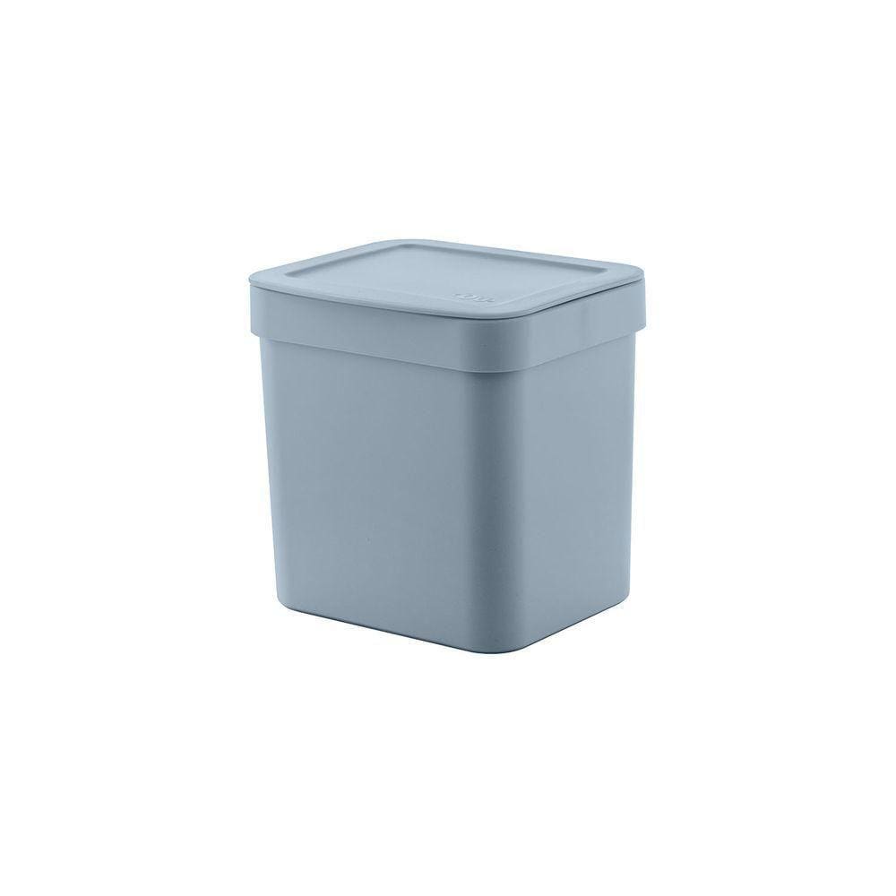 Lixeira Cozinha Bancada Trium 2,5l Azul Glacial Ou Lx500azgf