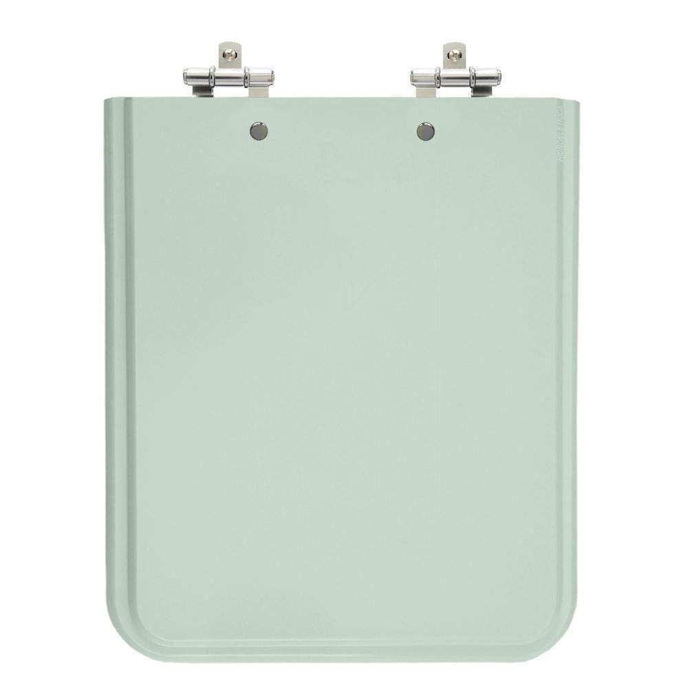 Assento Laqueado Square Verde Água Tampa Para Vaso Incepa