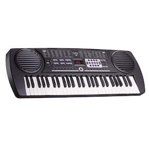 Teclado Musical Infantil Iniciantes c/ 54 Teclas + Microfone em