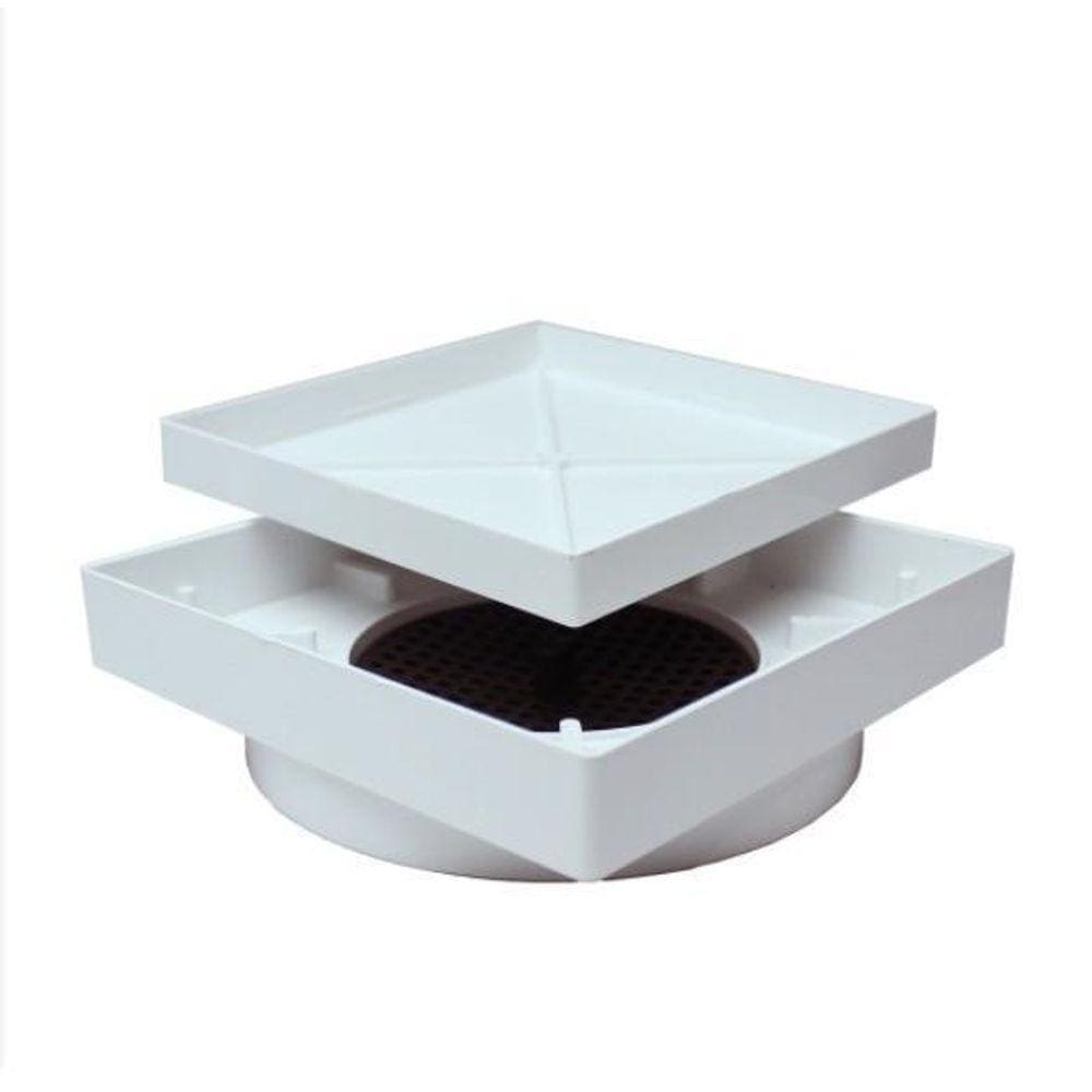 Ralo 10X10 Oculto Seca Piso/Porcelanato Inteligente Branco