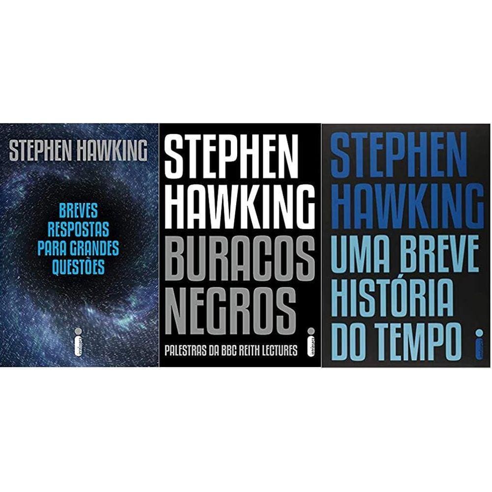 Kit 3 Livros Stephen Hawking Breves Respostas Grandes