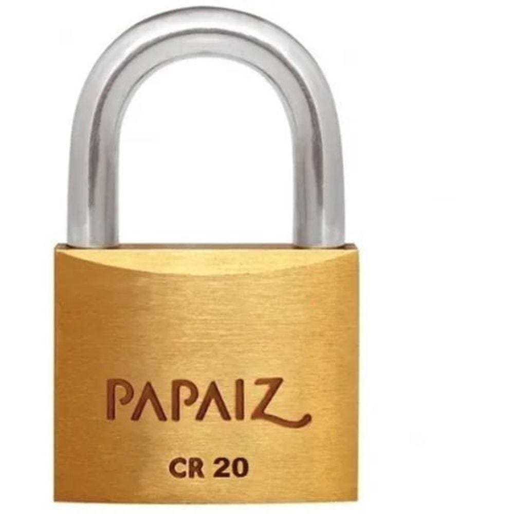Cadeado Cr20 Ka1 Mesmo Segredo - 20Mm - Papaiz
