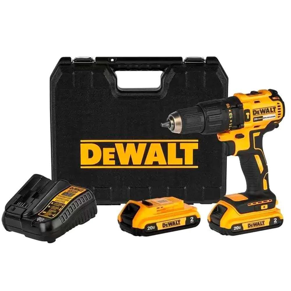 Parafusadeira Dewalt C/Impacto Brushless C/2Bat 2Ah 20V Max