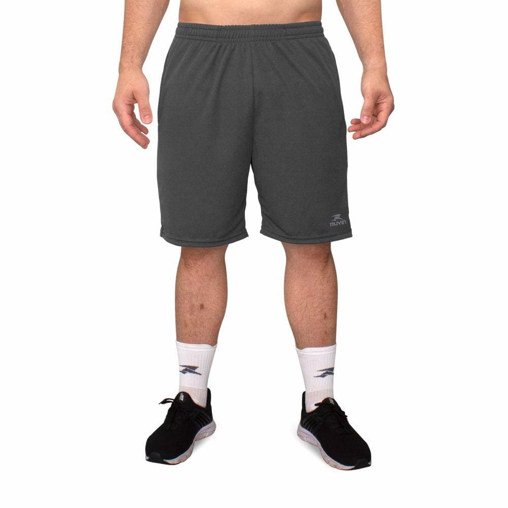 Bermuda Esportiva Basic Muvin – Masculino – Bolso - Futebol – Calção – Voleibol - Handebol