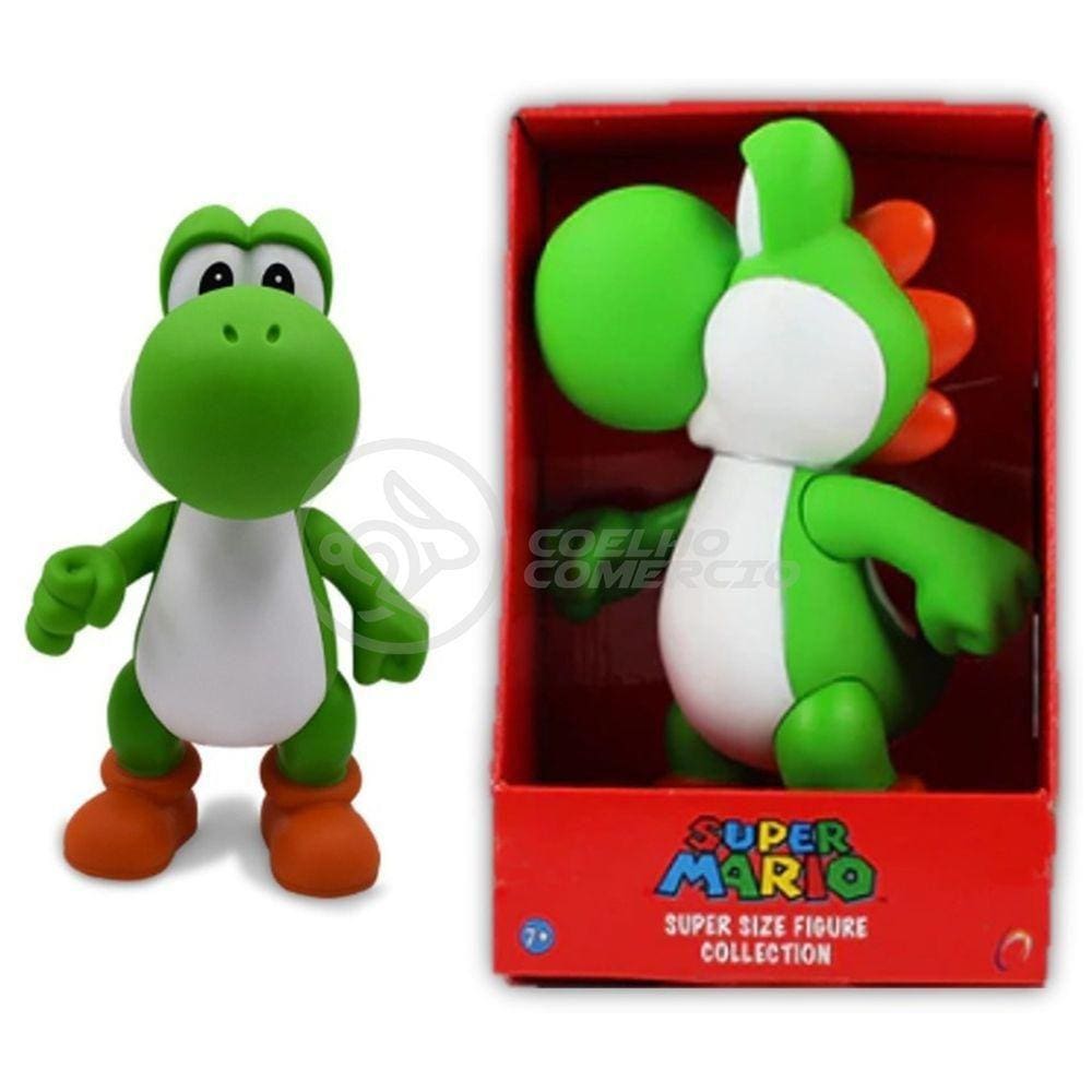 Boneco Action Figure Yoshi Grande Super Size 26Cm - Mario