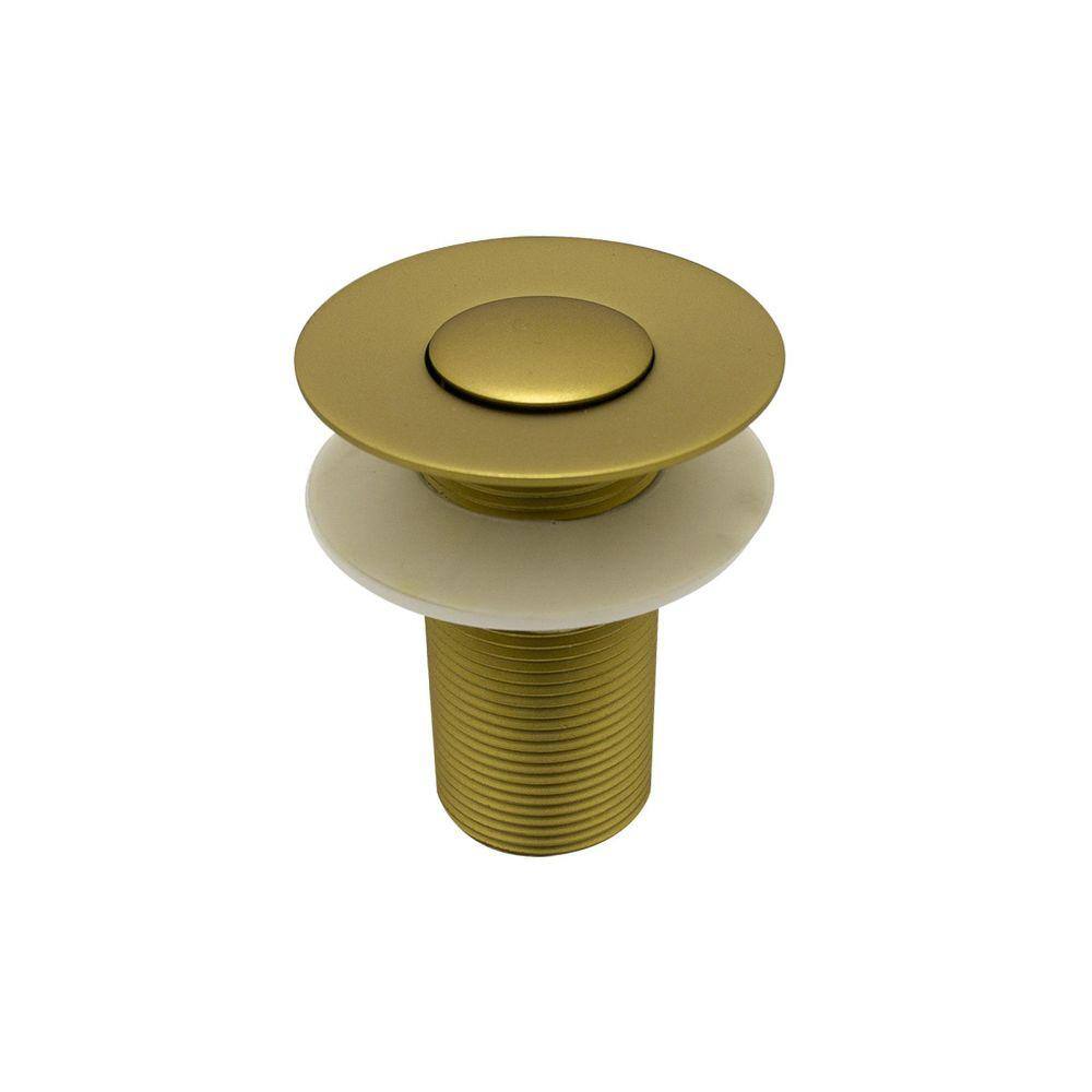 Válvula Lavatório Banheiro Pia Click Dourado Gold Fosco Luxo