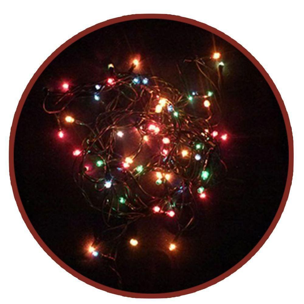 Pisca Pisca Arroz Colorido Natal 8 Funções 100 Lâmpadas 220V