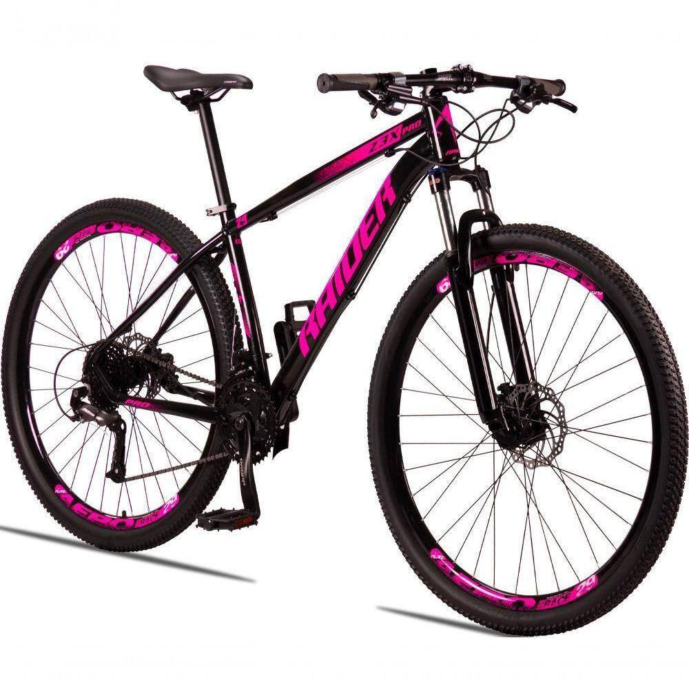Bicicleta 29 Raider Z3x Pro 27v Preto+rosa