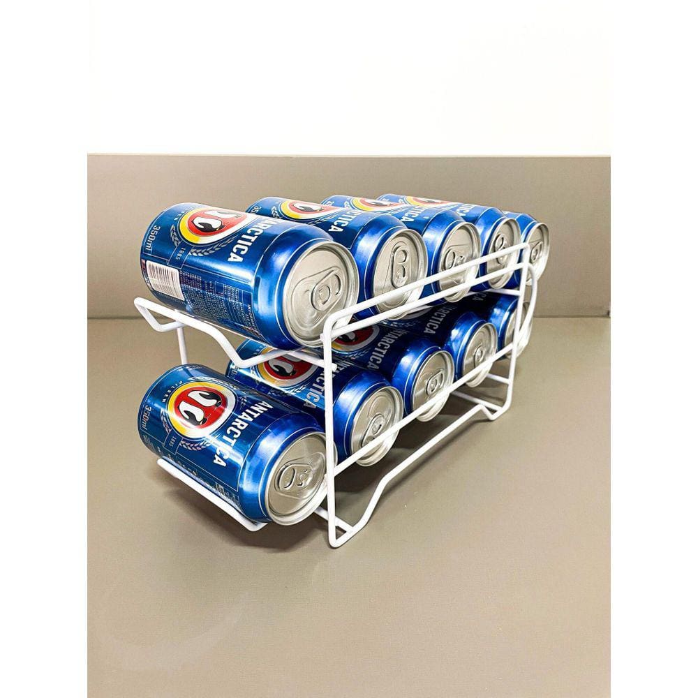 Suporte Latas Geladeira Aramado Porta Latinhas 10 Un 350 Ml