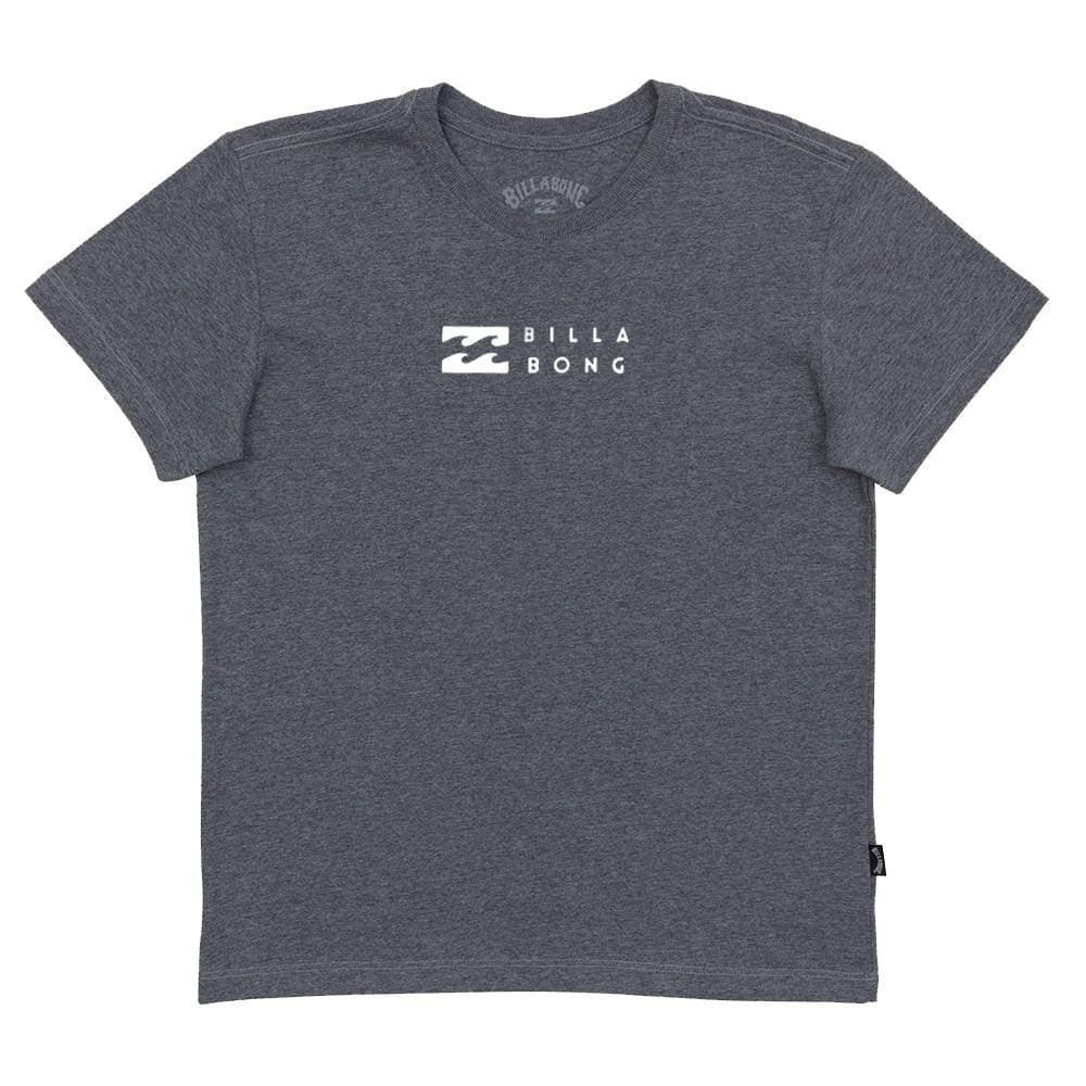 Camiseta Billabong United SM23 Masculina Cinza Medio Mescla