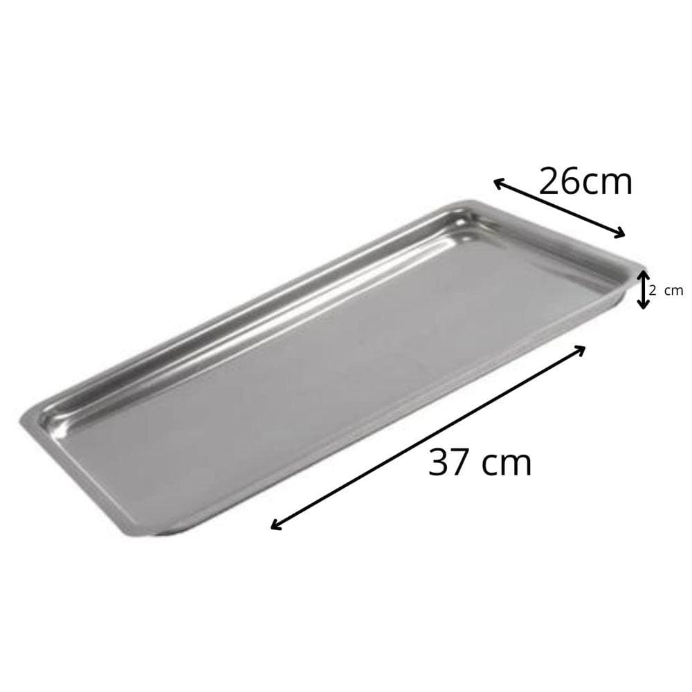 Assadeira Baixa P Rocambole Cookie 37x26x2,cm N4