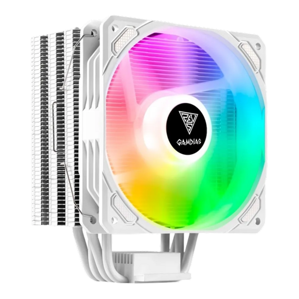 Cooler Para Processador Gamdias Boreas E1-410 Rgb Branco 120