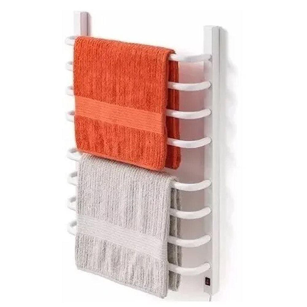 Aquecedor De Toalhas 110V Lado Esquerdo 2 Toalhas Bco Flape