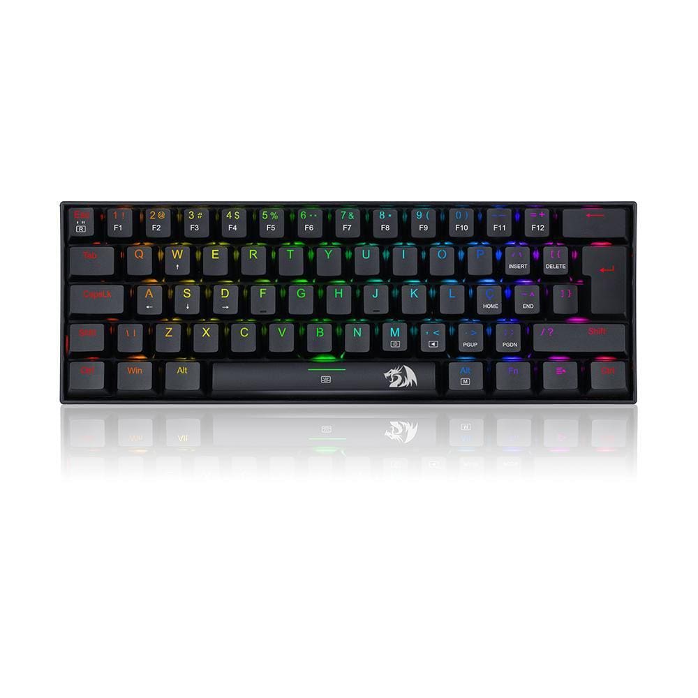 Teclado Mecânico Dragonborn K630 Rgb Preto Switch Brown Abnt