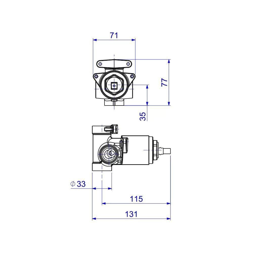 Base Monocomando Chuveiro/Banheira Deca 4493.000 3/4`` Bruto
