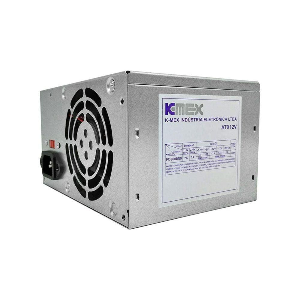 Fonte K-Mex Px-300Dng, 200W Real, Bivolt Manual