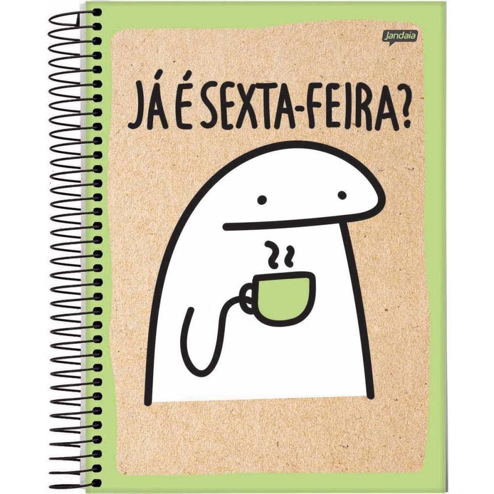 Caderno 10X1 Capa Dura Flork 160Fls.