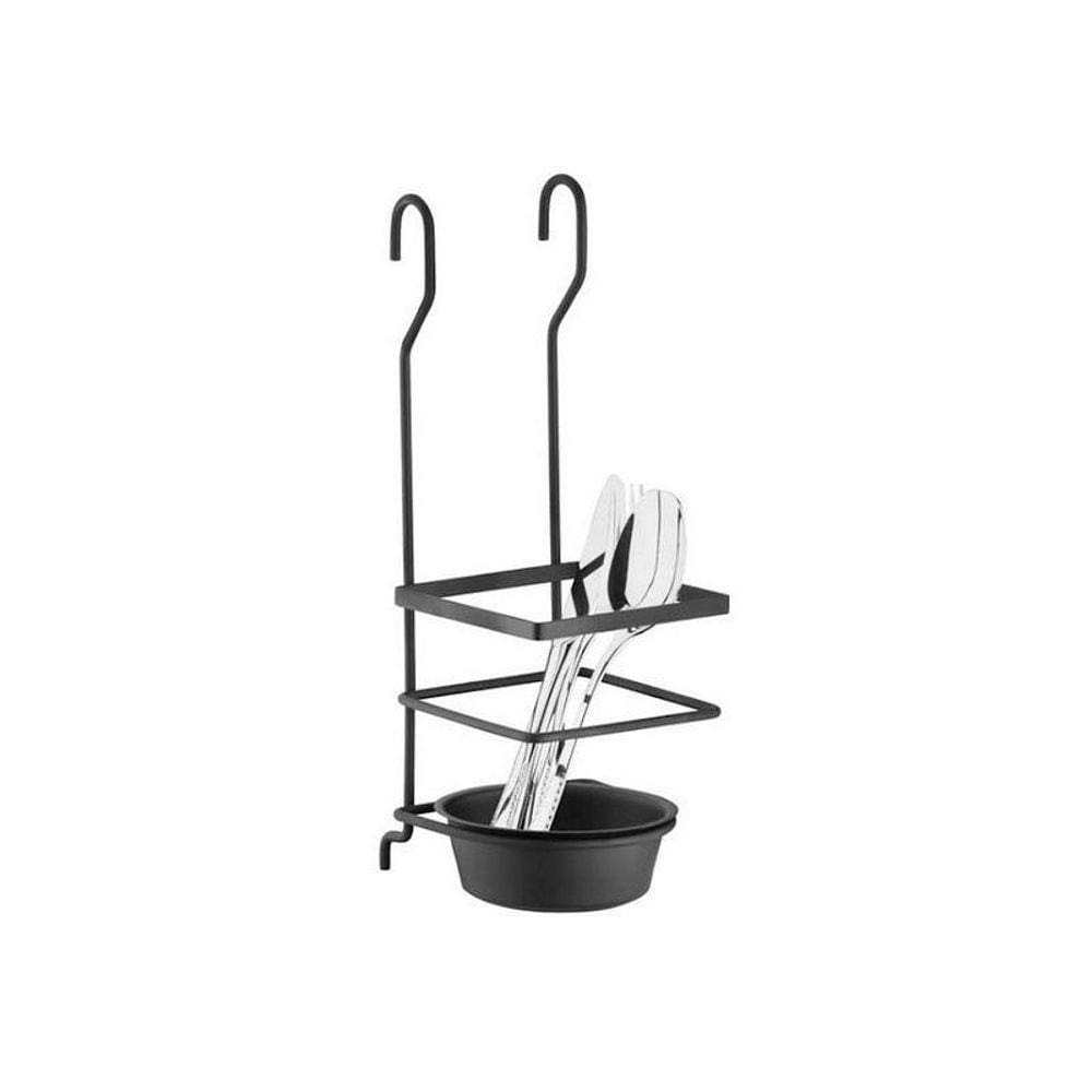 Suporte Para Talheres Aéreo De Pendurar Cozinha Aço Schmitt