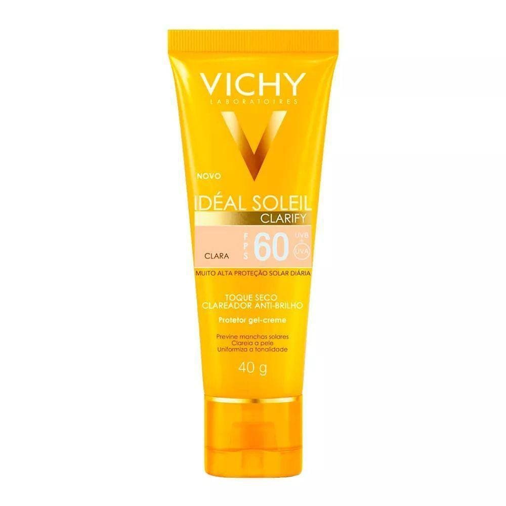 Protetor Gel Creme Idéal Soleil Clarify Fps60 Clara 40g