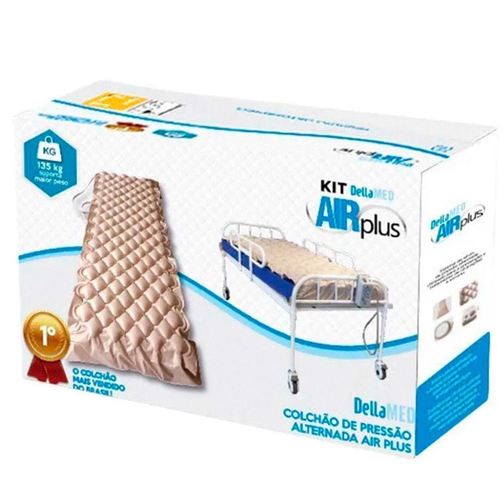 Kit Colchão Pneumático Anti Escaras Com Motor Air Plus 110v