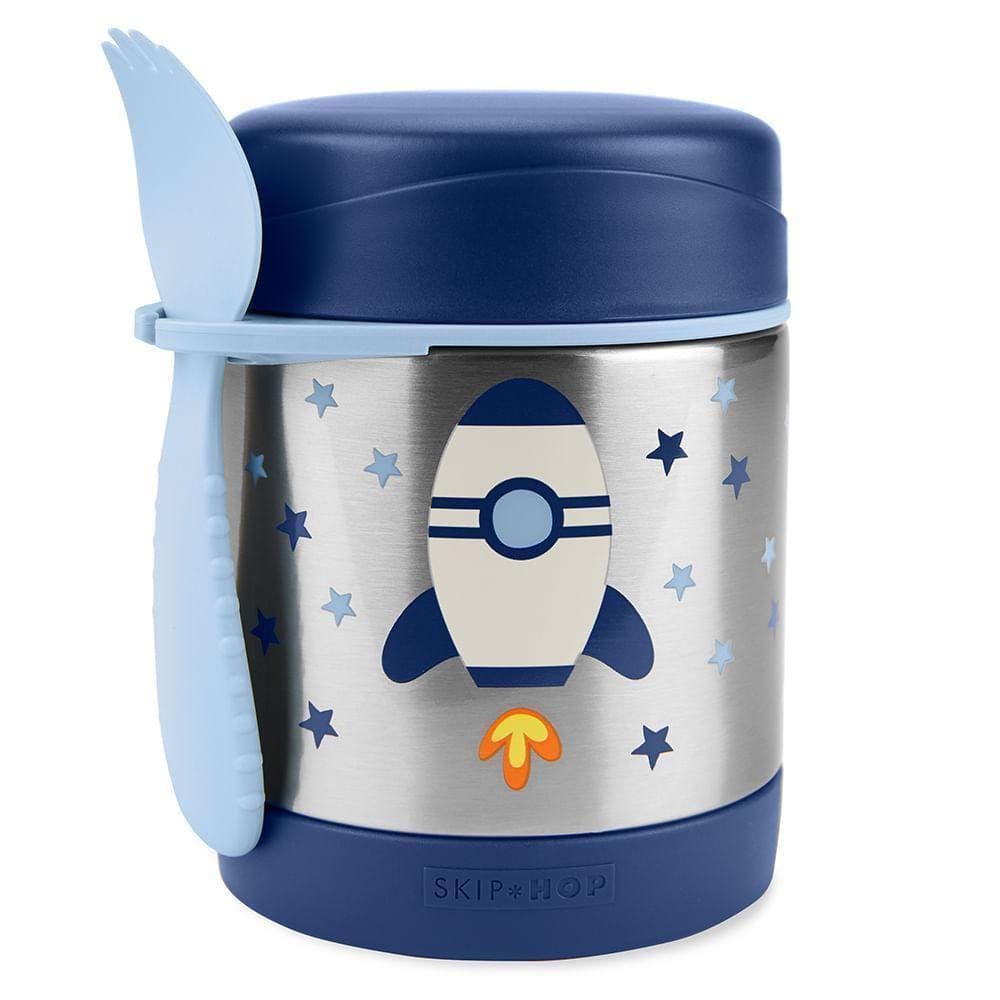 Pote Térmico Skip Hop Com Talher Espaço Azul