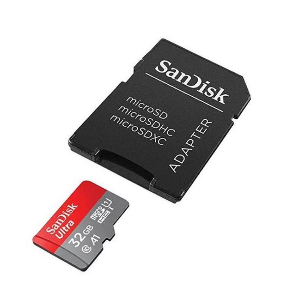 Cartão De Memória 64gb Ultra Class 10 + Adaptador