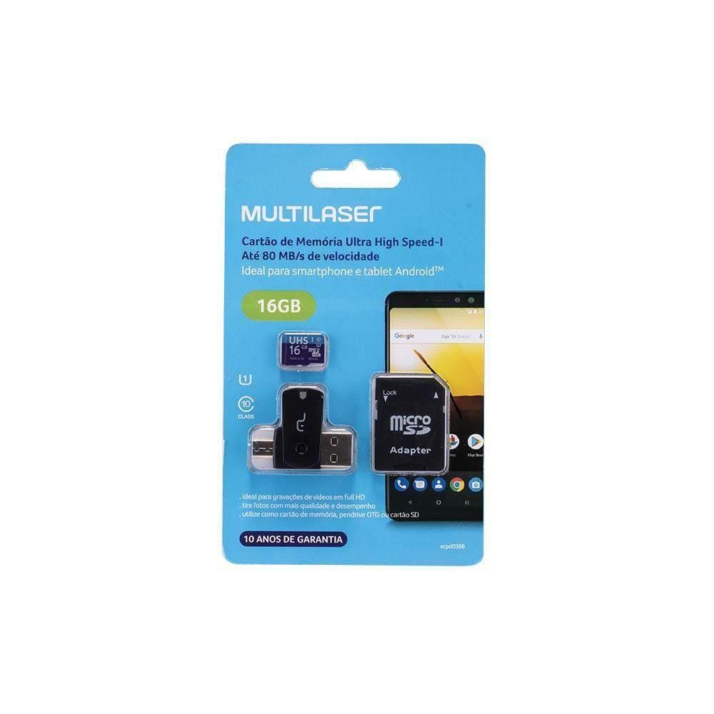 4x1 Adapt Usb Dual Dscart U1 C10 16gb Mc150 Preto 27 V~36 V