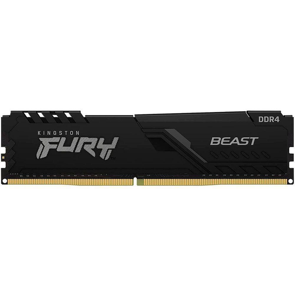 Memória Kingston Fury Beast 8Gb Ddr4 2666Mhz Cl16