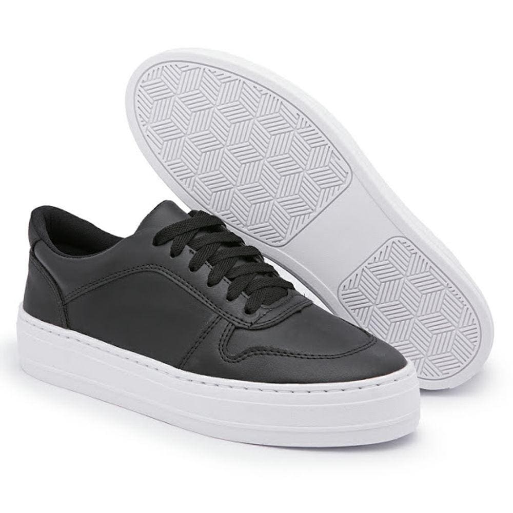 Tênis Feminino Preto Esporte Academia Caminhada