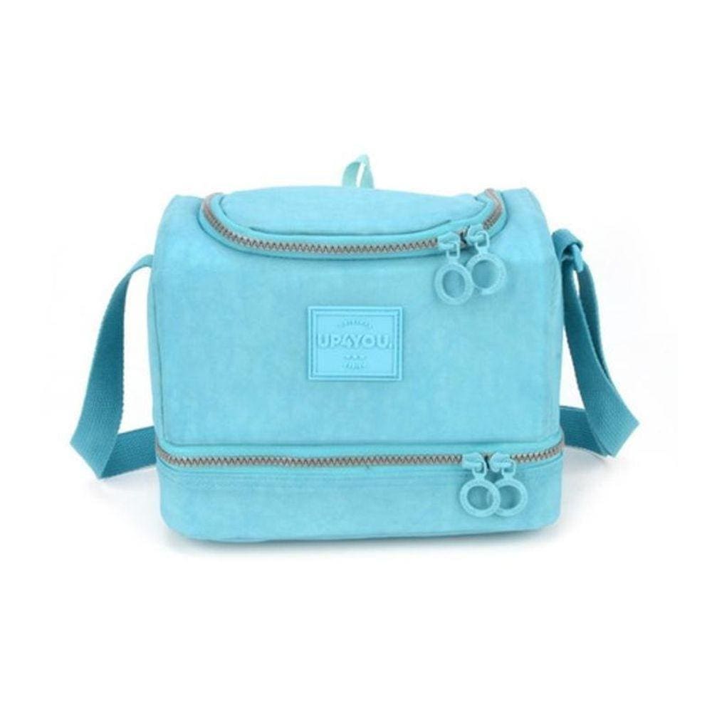 Lancheira Bolsa Térmica Escolar Crinkle Up4You - Turquesa