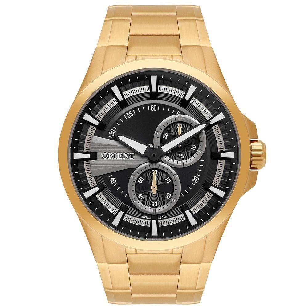 Relógio Orient Analógico Dourado Masculino Mgssm035G1Kx