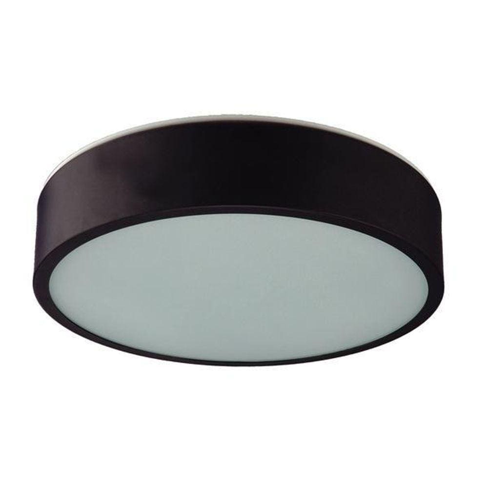 Plafon Sobrepor 50Cm Redondo Para 6 Lampadas Bulbo Led C9156