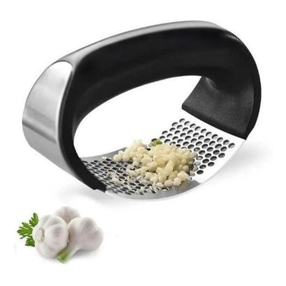 Espremedor De Alho Inox Fácil E Prático Amassador Triturar