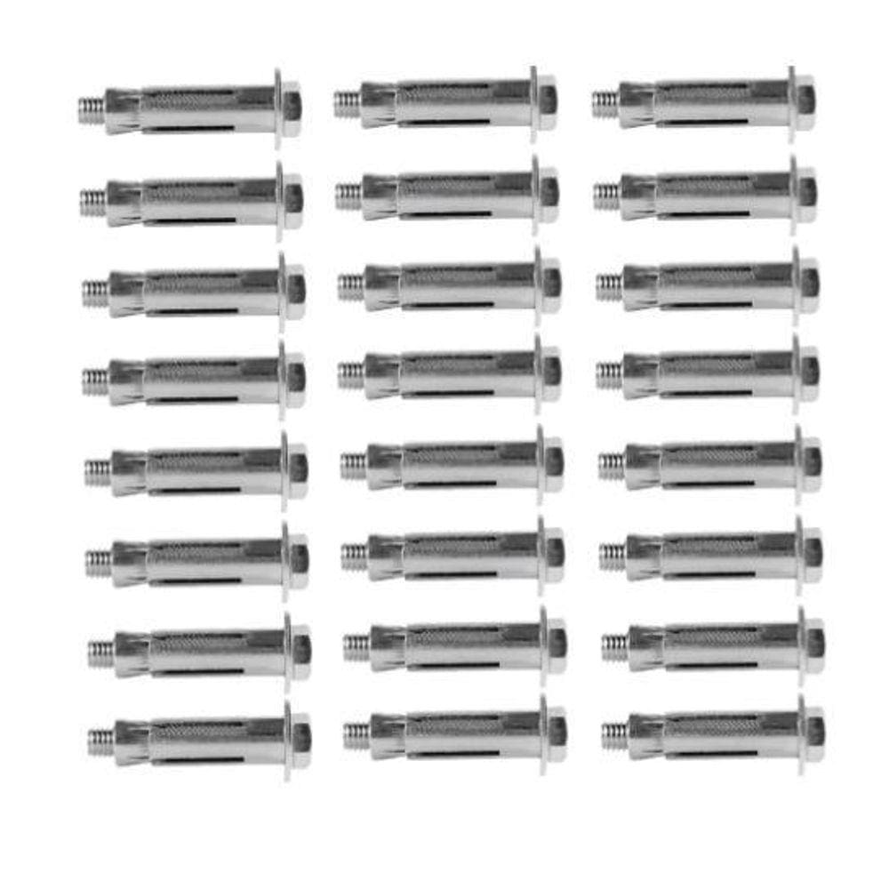 Chumbador Cba Com Parafuso 1/4 X 2 Ancora Kit C/100 Peças