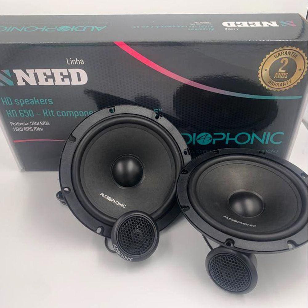 Kit Falante 2 Vias Audiophonic Need 6 Polegadas 110W Rms