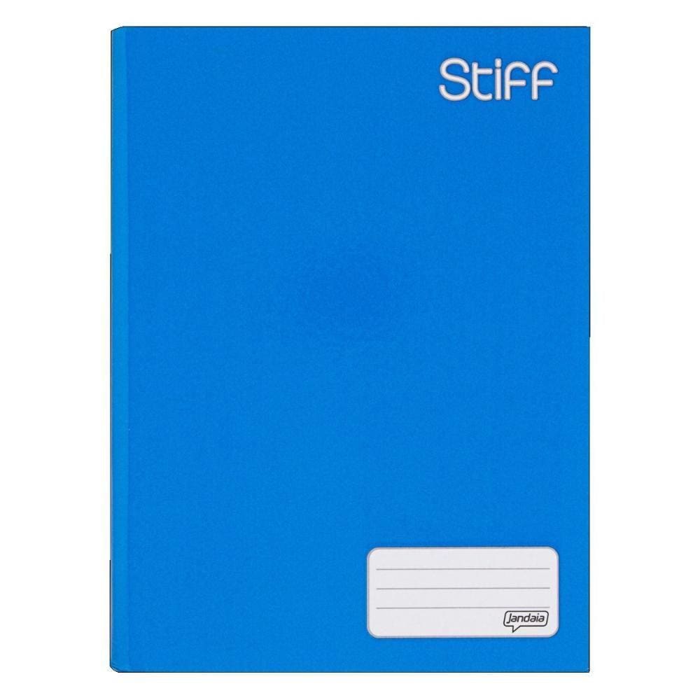 Caderno Brochura - Stiff - 96 folhas - Azul - Pequeno