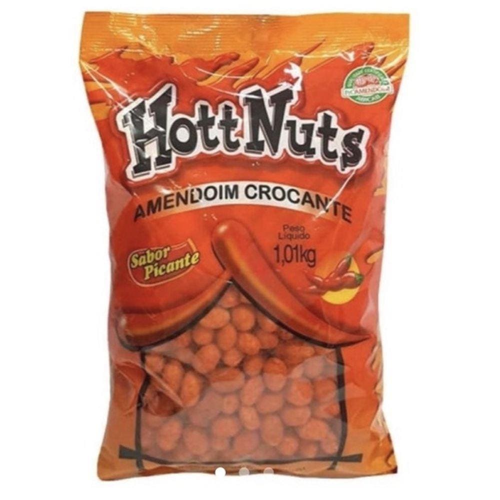Amendoim Crocante HittNuts Pimenta Pacote 1Kg - Amenbra