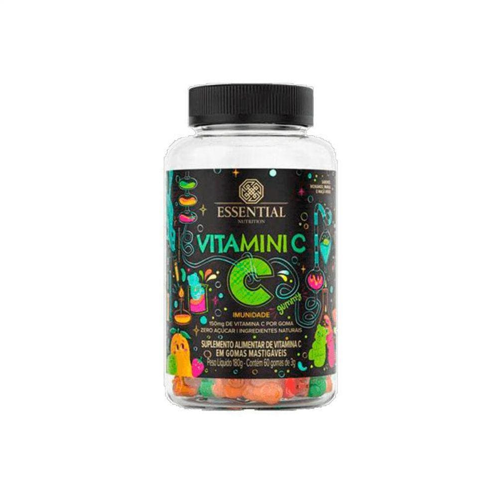 Kit 2 Vitamini C Essential Nutrition 60 Gomas