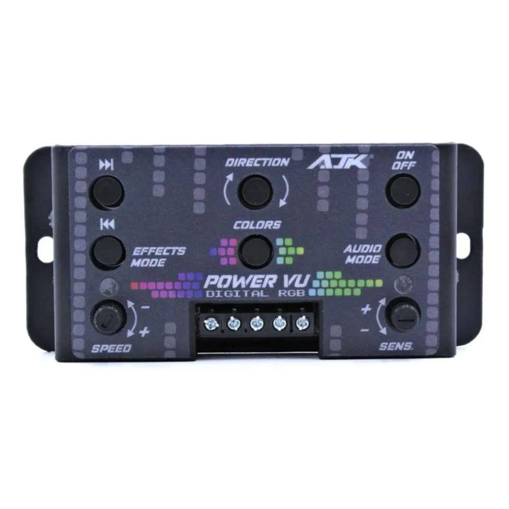 Nova Central Power Vu Ajk P/ Farol Rgb Ritmico Medidor Audio