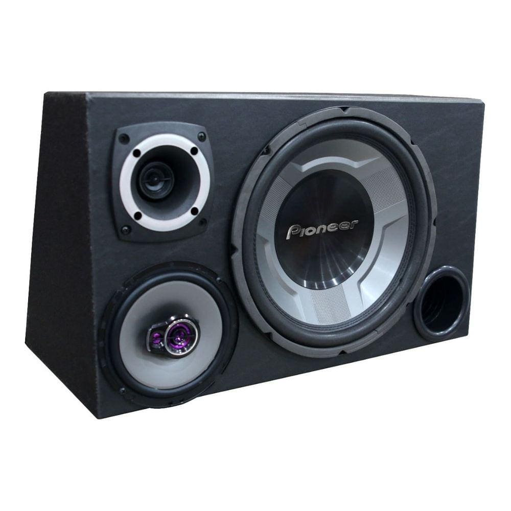 Caixa Trio Grave Medio Agudo Pioneer 12 Pol 6 Pol Tweeter