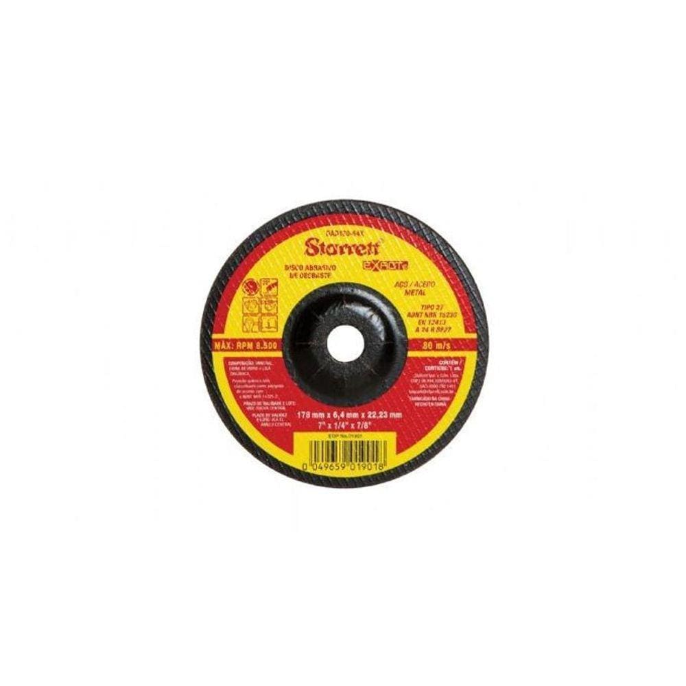 Disco Desbaste Starrett 115Mmx6.4Mmx22.2Mm Dad115-64
