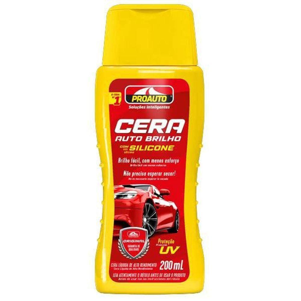 Cera Liquida Auto Brilho 200g - Proauto Sem Variação único